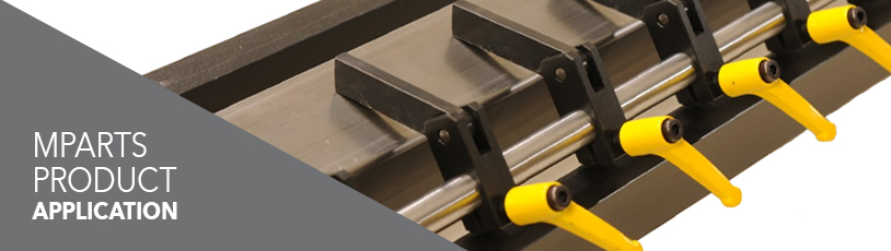 BIBUS in practice: clamping levers in customer-specific RAL color