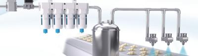 Antibacterial compressed air conditioning: assembling the right component for your application