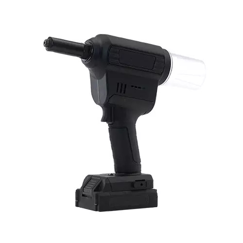 Battery rivet tool