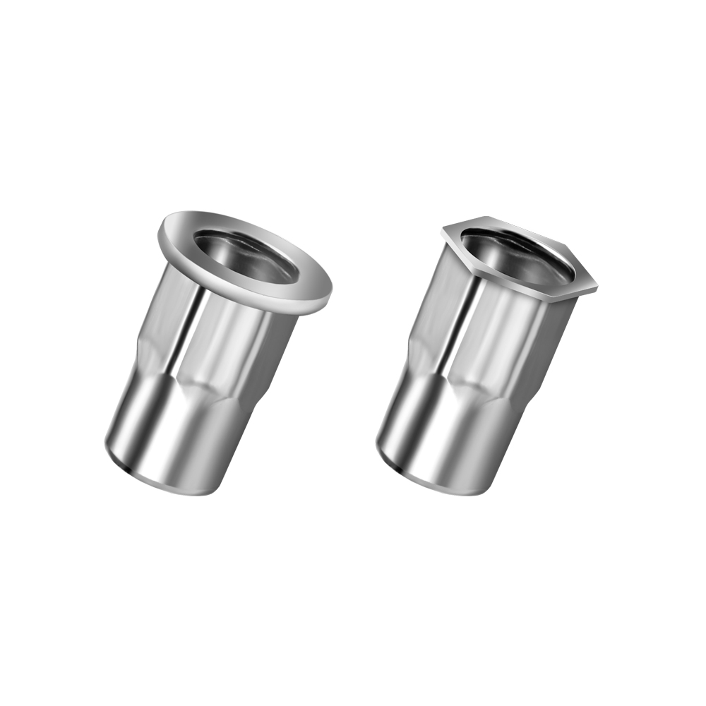 Blind rivet nut semi hexagon open (CM02)
