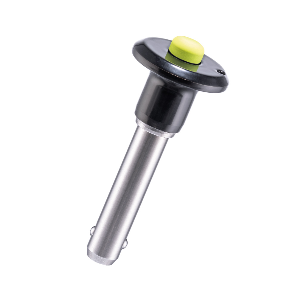 Index plungers with rapid locking head