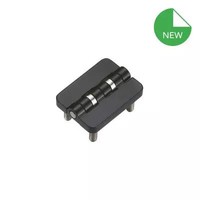 Screw-on hinge with friction