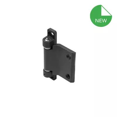 Screw-on hinge with adjustable friction model 1