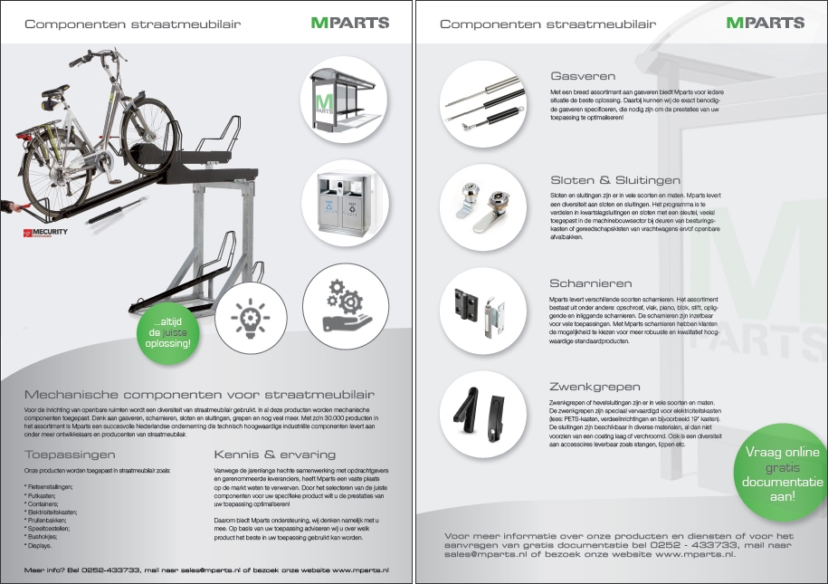 Target mailing Mechanische componenten voor straatmeubilair en openbare ruimte Target mailing Mechanische componenten voor straatmeubilair en openbare ruimte