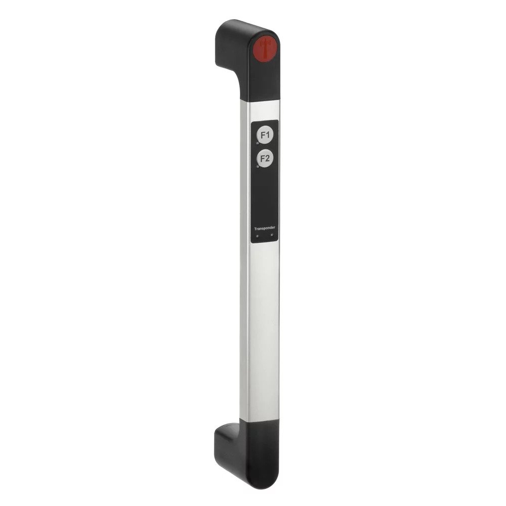 With keypad or in combination with a transponder or with integrated pneumatic valve.