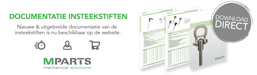 Download documentatie insteekstiften Download documentatie insteekstiften
