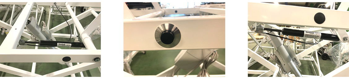Lockable gas springs