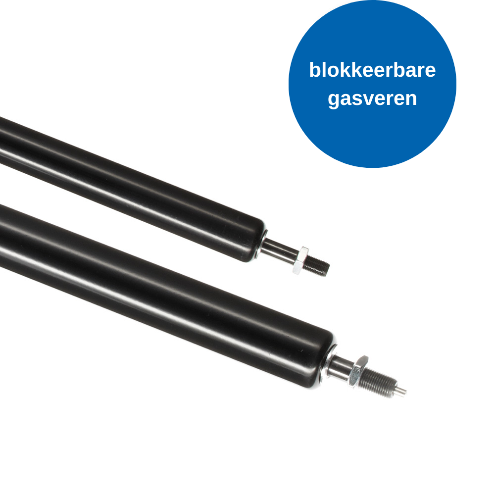 Configure a lockable gas spring (CAD/STEP)