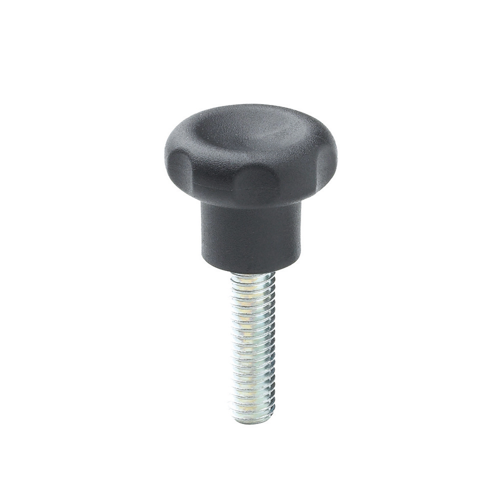 Knobs with threaded end