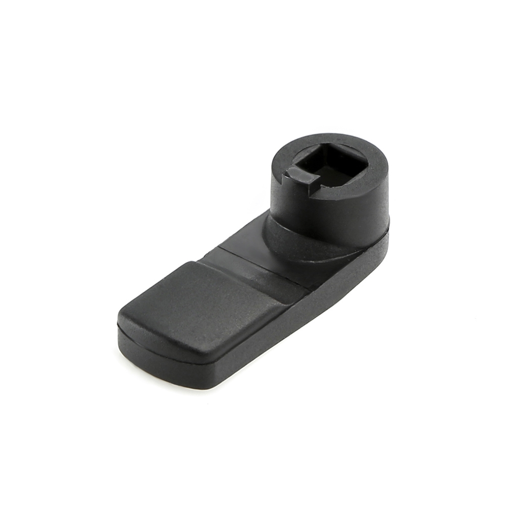 Plastic cam with limiter
