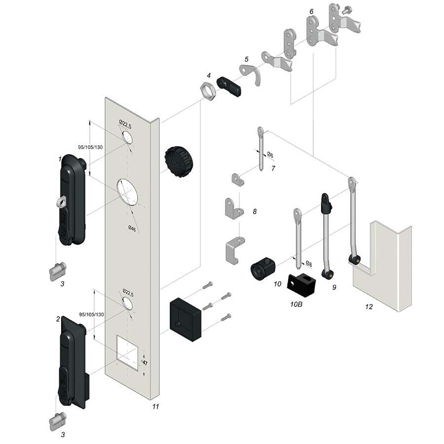 Locking systems 95-105-130