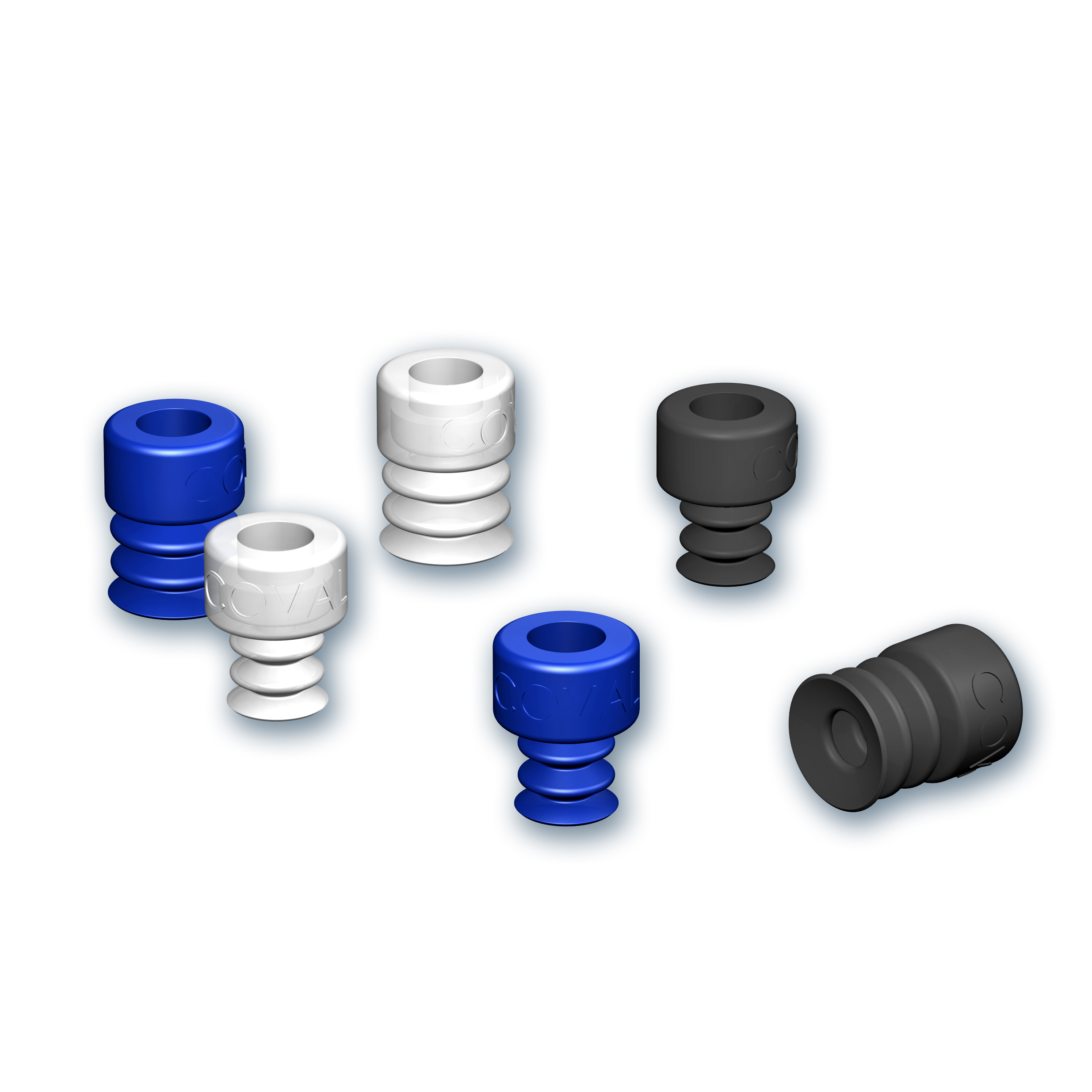 Suction Cups With 2.5 Bellows Ø 5 To 30 Mm, VSG Series
