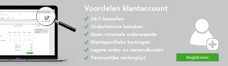 Voordelen klantaccount Voordelen klantaccount